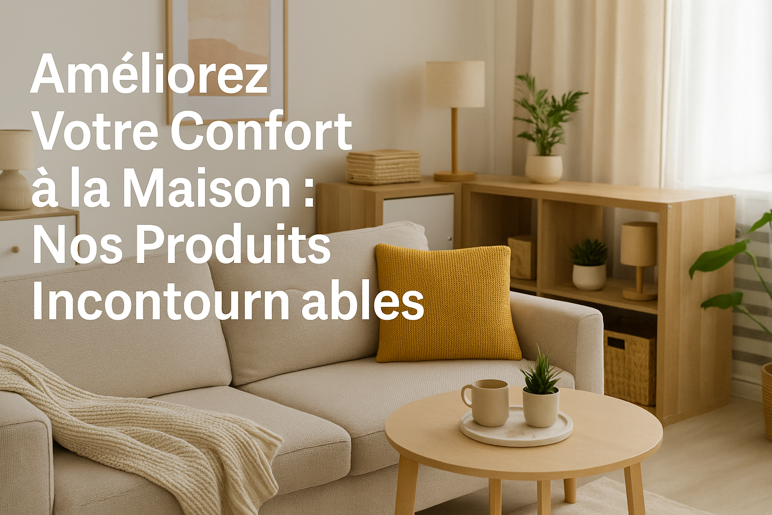 🏠Améliorez Votre Confort à la Maison : Nos Produits Incontournables