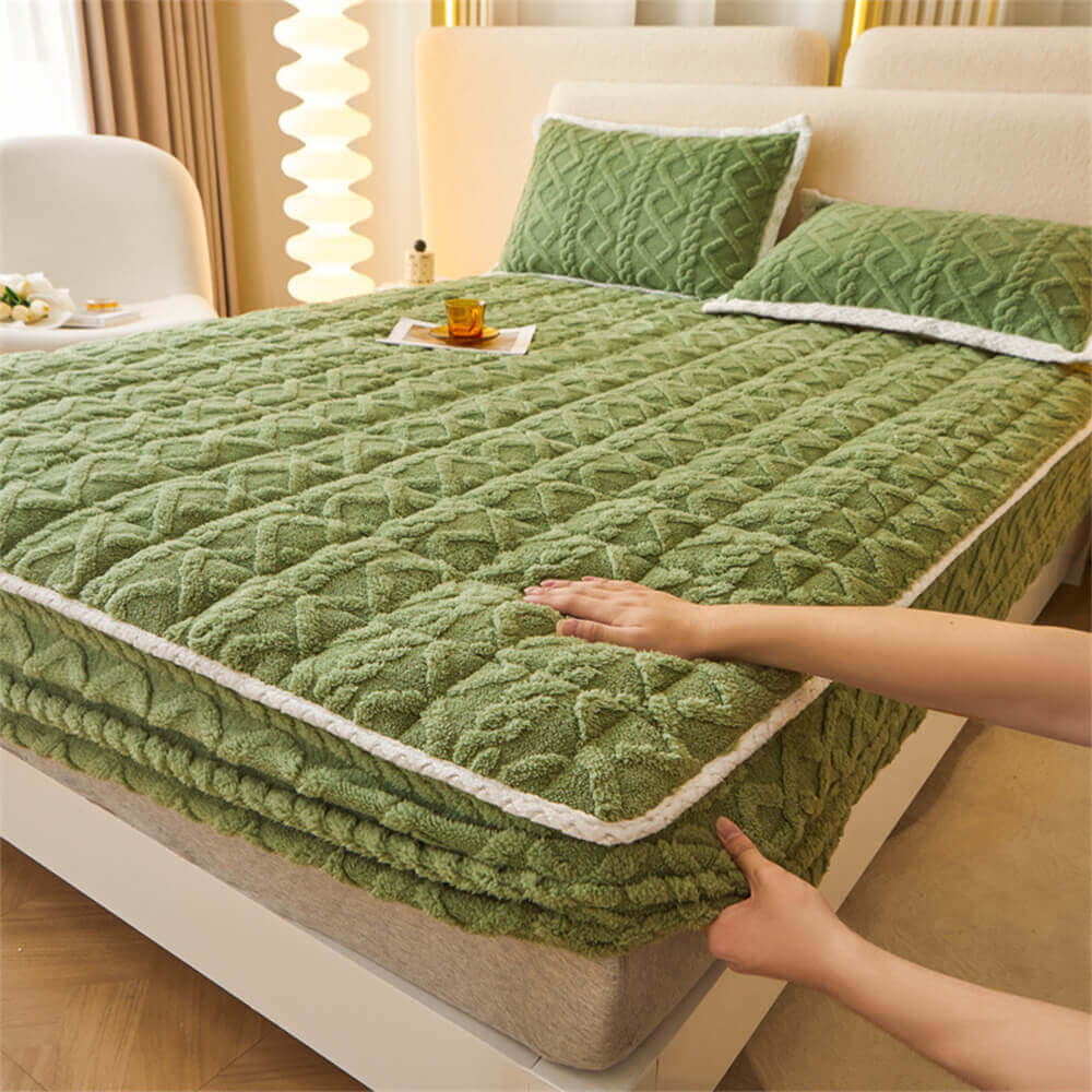 Drap Housse Douillet Lavable pour Matelas