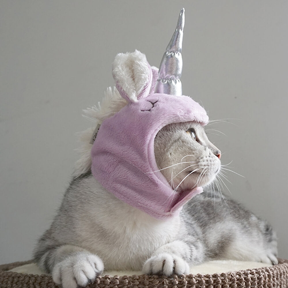 Chapeau Licorne Flamant Rose Costume Halloween pour Animaux