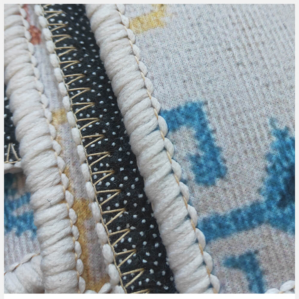 Tapis de canapé de salon animal de la jungle de style occidental américain