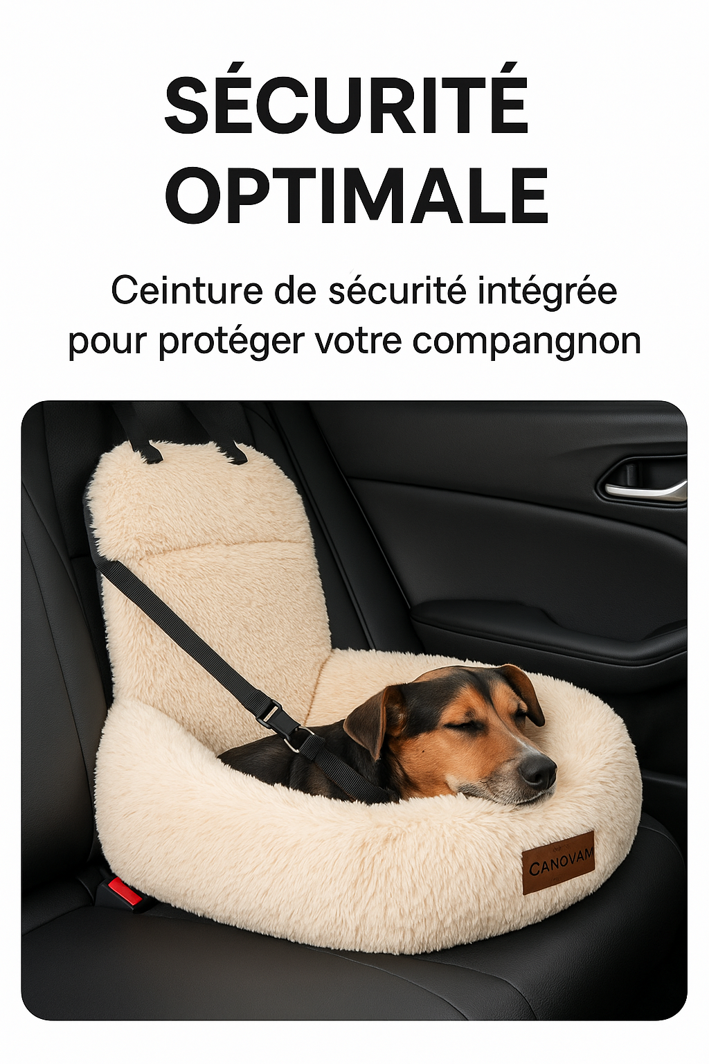 Canovax™ – Lit de Voiture Protecteur pour Chiens