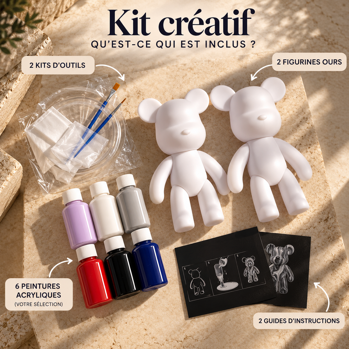Canovax ArtBear – Le kit créatif pour créer vos propres ours artistiques
