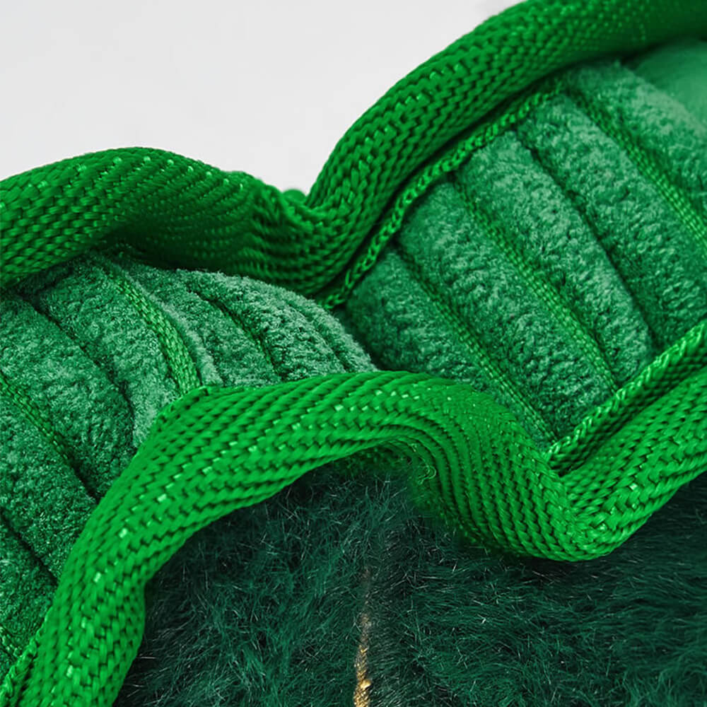 Jouet interactif en peluche pour chien avec motif de sapin de Noël qui grince et nettoie les dents