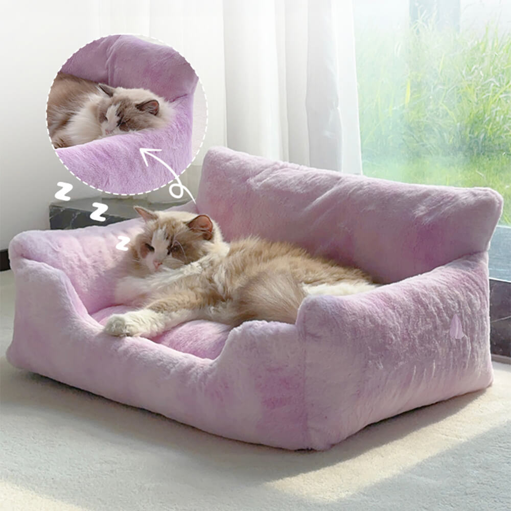 Lit Douillet Arc-en-Ciel Rêveur pour Chien - Lounger Licorne