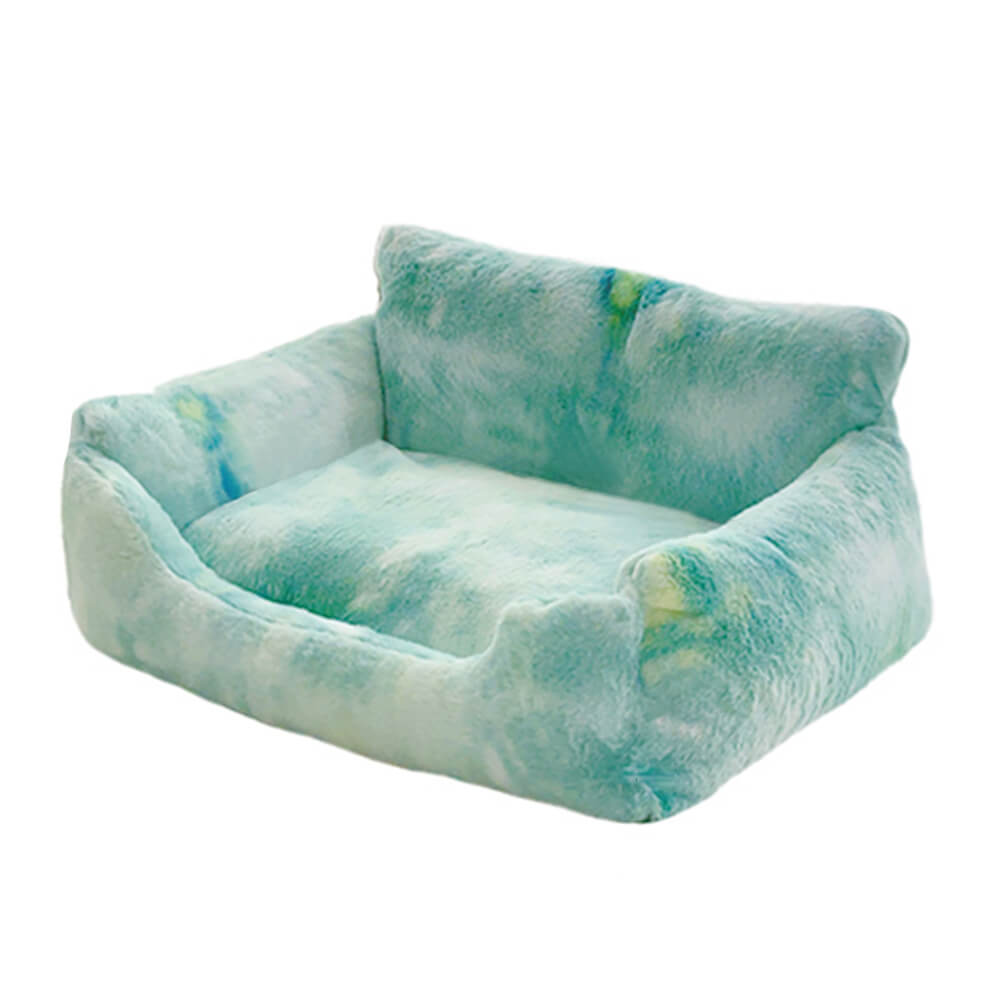 Lit Douillet Arc-en-Ciel Rêveur pour Chien - Lounger Licorne