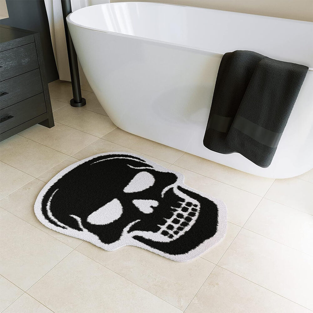 Tapis Halloween Luxueux en Cachemire Synthétique - Design Araignée Doux et Effrayant