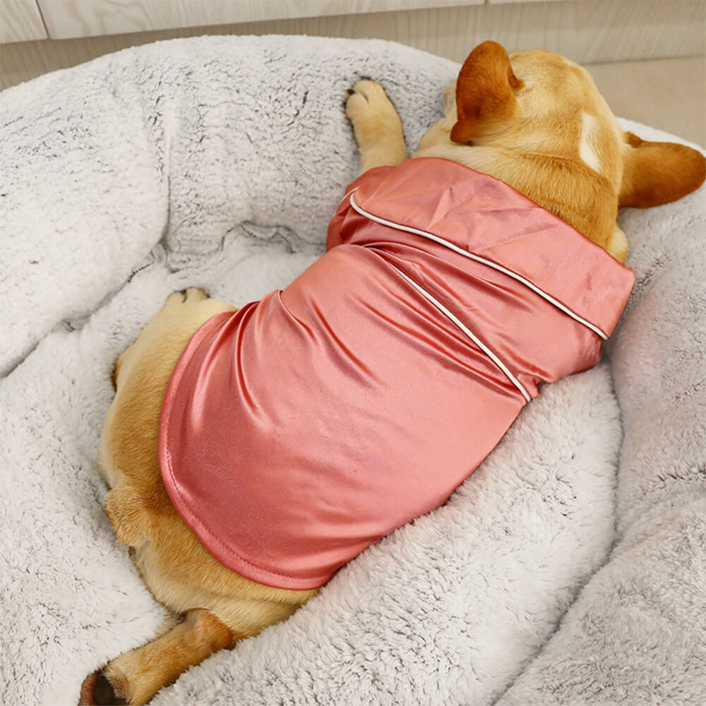 Pyjama fin et confortable anti-poils assorti pour chien et propriétaire