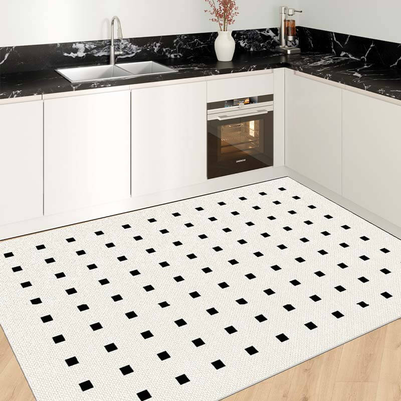 Tapis Imperméable à Motif Géométrique Moderne Antidérapant