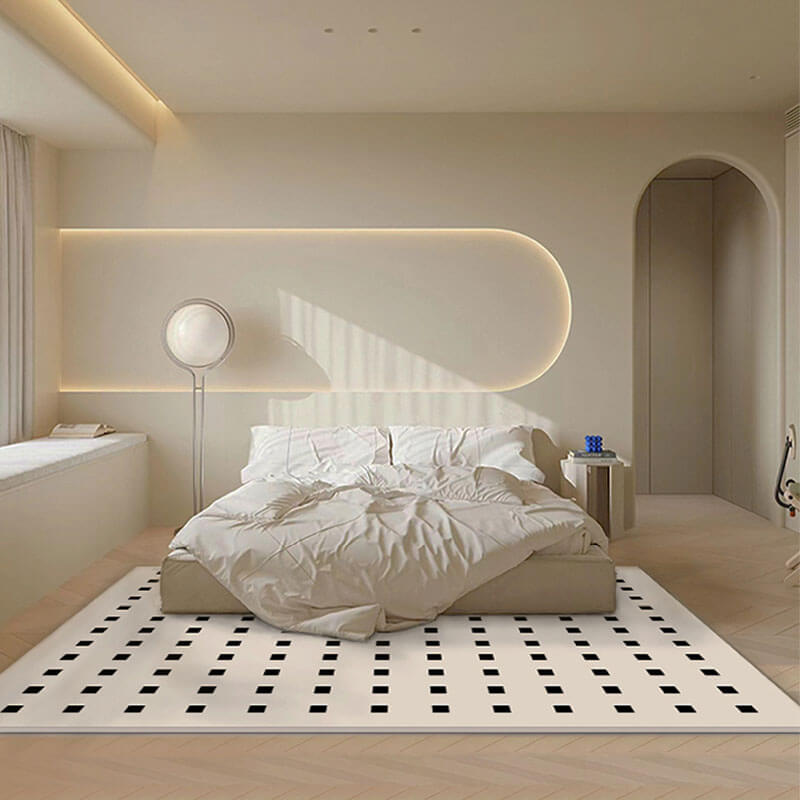 Tapis Imperméable à Motif Géométrique Moderne Antidérapant