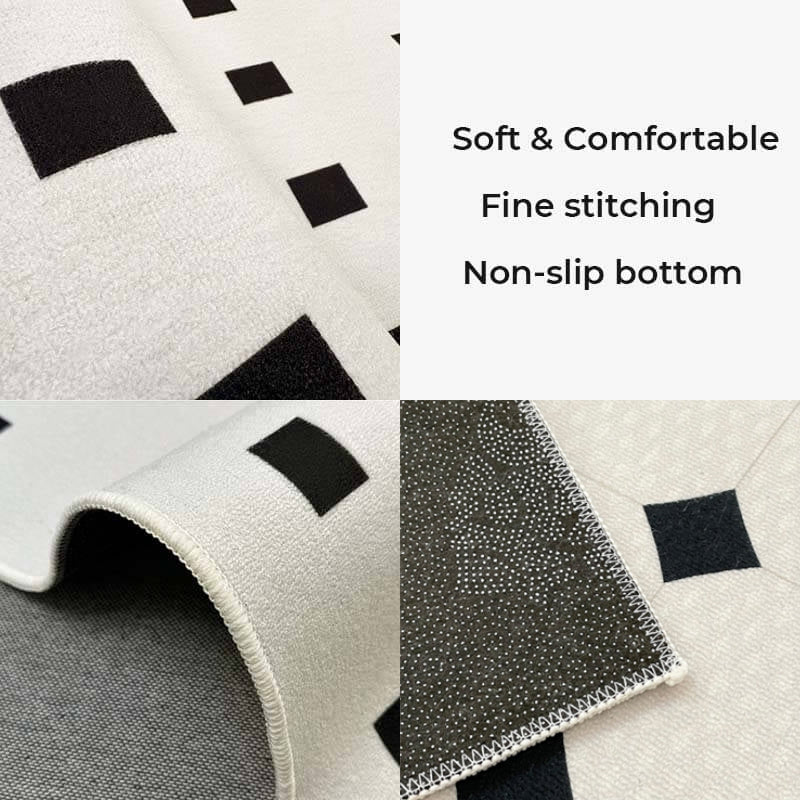 Tapis Imperméable à Motif Géométrique Moderne Antidérapant