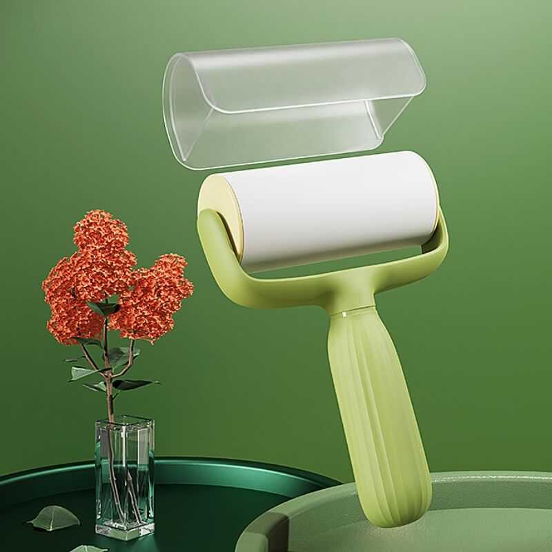 Rouleau adhésif pour poils d'animaux à main