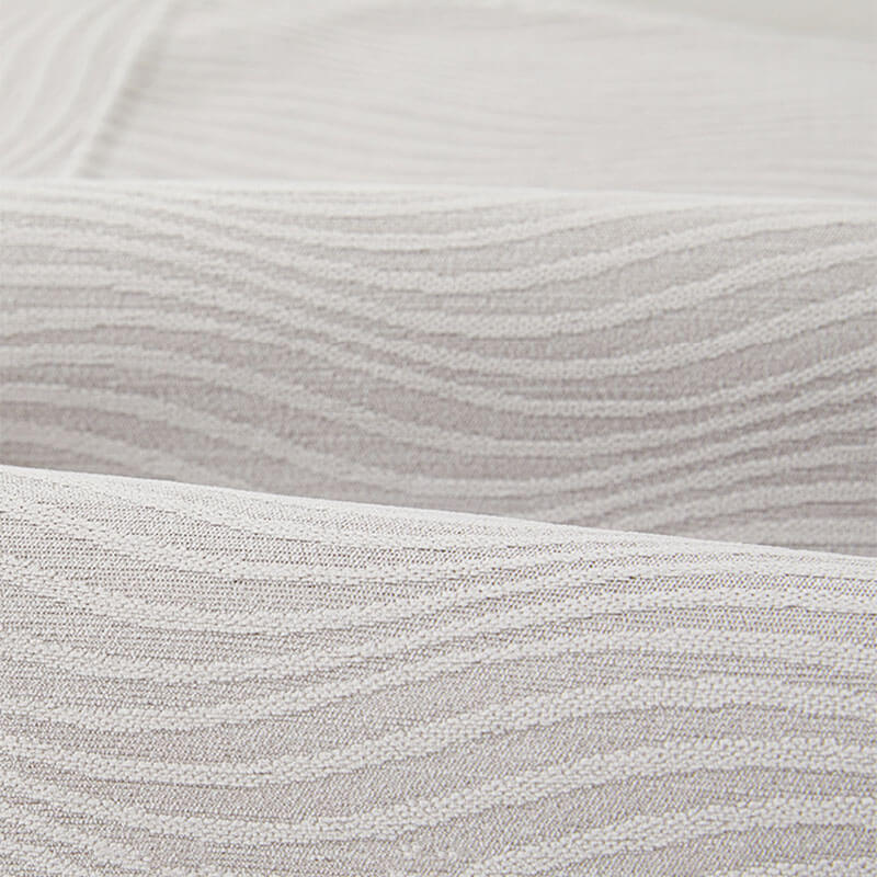 Housse de canapé anti-rayures en chenille à texture grain de bois