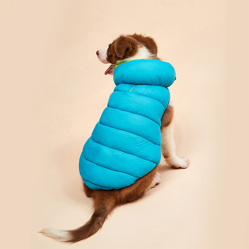 Veste réversible légère et chaude pour chien