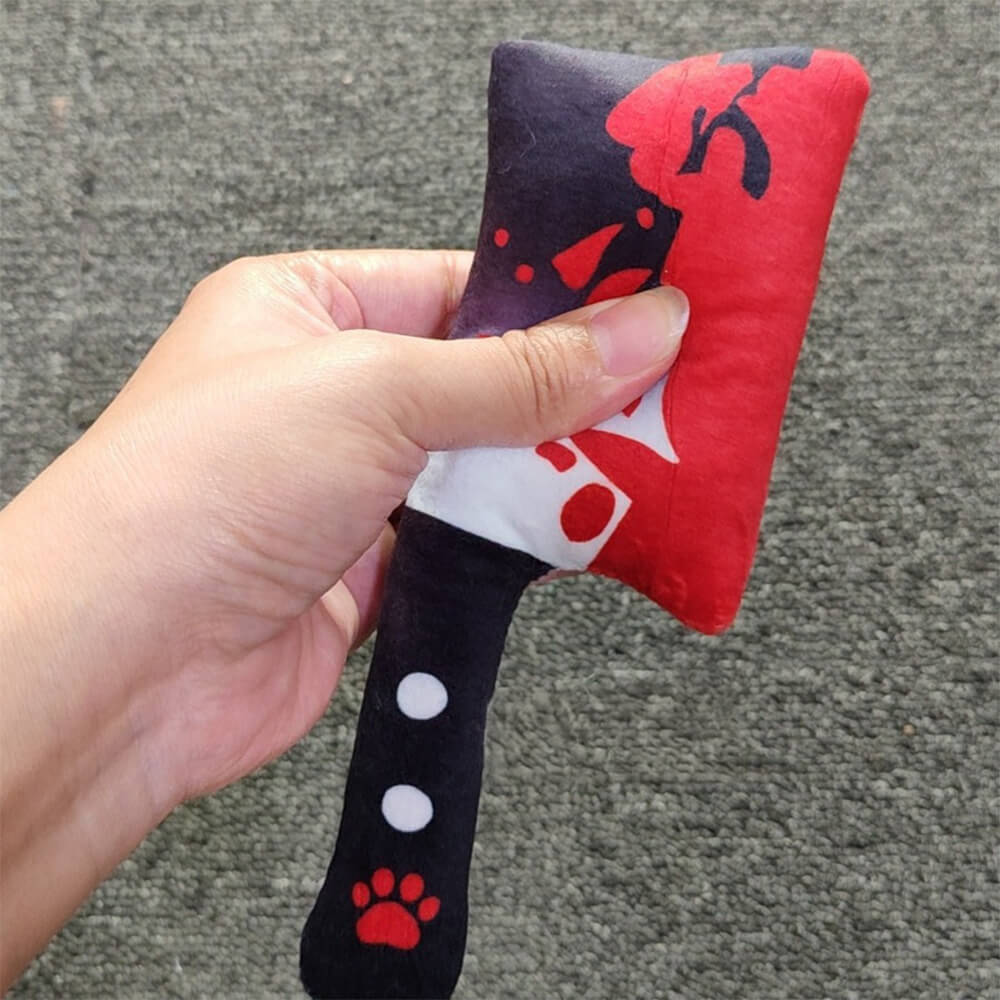 Halloween Knife Squeaky Chew Jouet en Peluche pour Chien