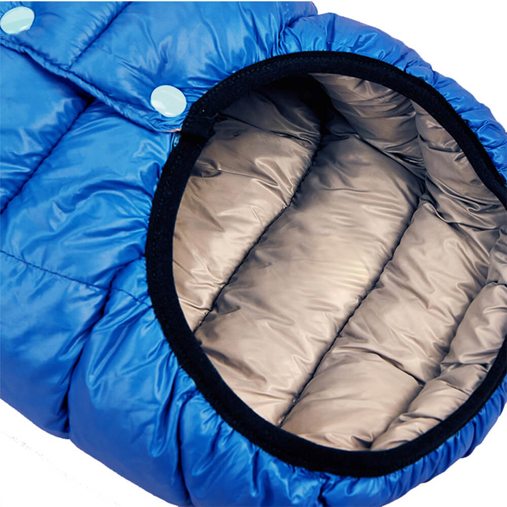 Veste réversible légère et chaude pour chien
