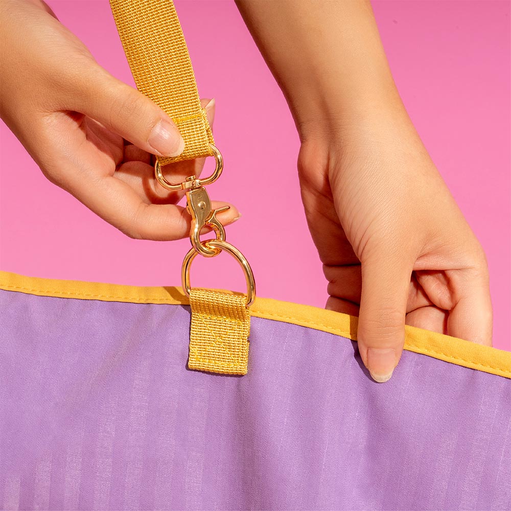 Siège Auto Sécurisé pour Chien Grande Taille avec Repose-Tête - Style Échiquier