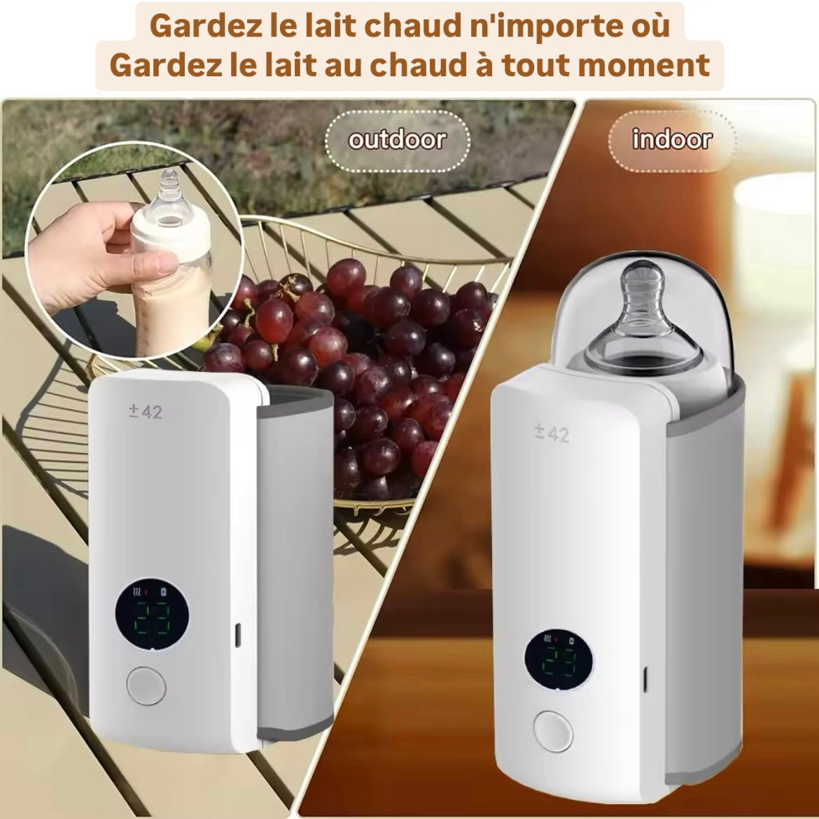 Chauffe Lait portable canovax