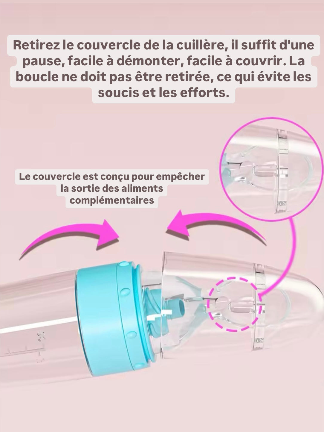 Cuillère biberon Canovax