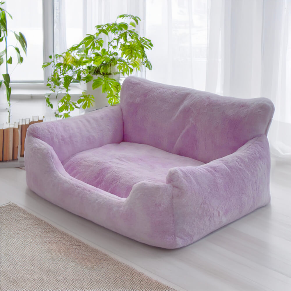 Lit Douillet Arc-en-Ciel Rêveur pour Chien - Lounger Licorne