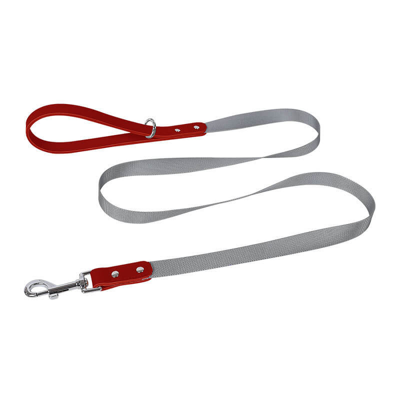 Harnais pour chien en cuir PU réglable et respirant