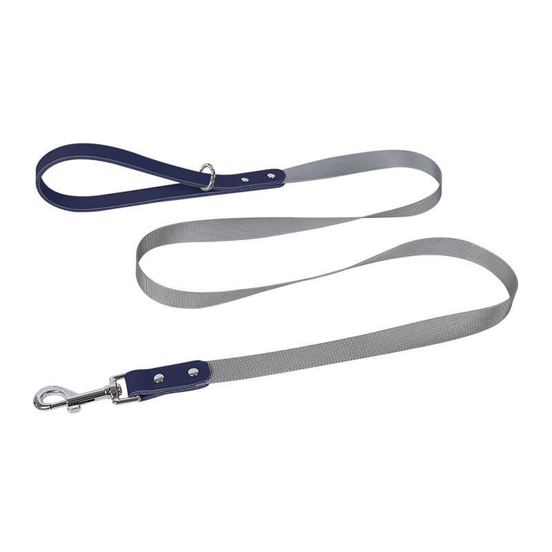 Harnais pour chien en cuir PU réglable et respirant