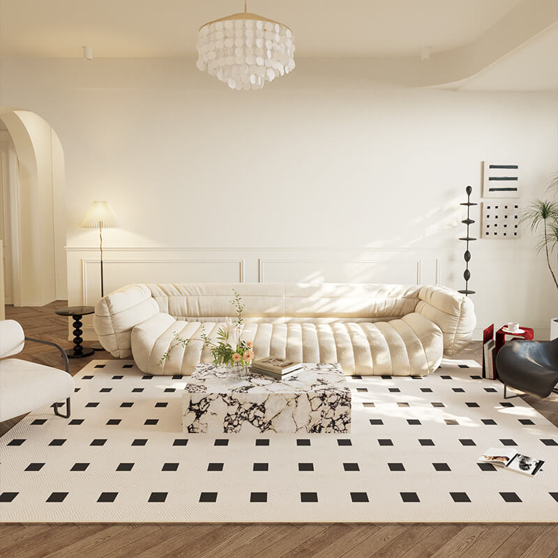 Tapis Imperméable à Motif Géométrique Moderne Antidérapant