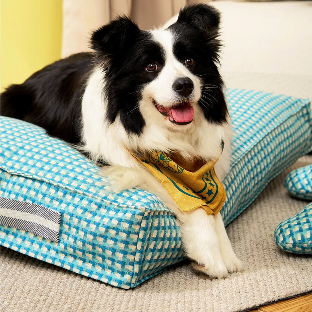 Lit pour chien apaisant en forme de gaufre Sweet Dreams