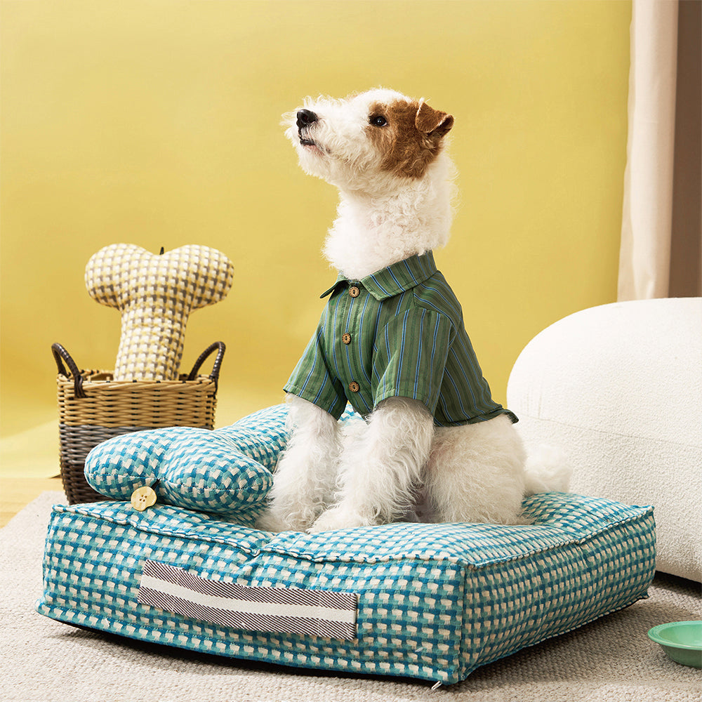 Lit pour chien apaisant en forme de gaufre Sweet Dreams