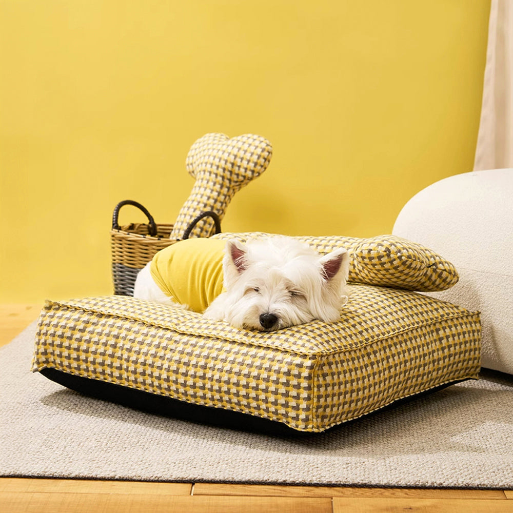 Lit pour chien apaisant en forme de gaufre Sweet Dreams