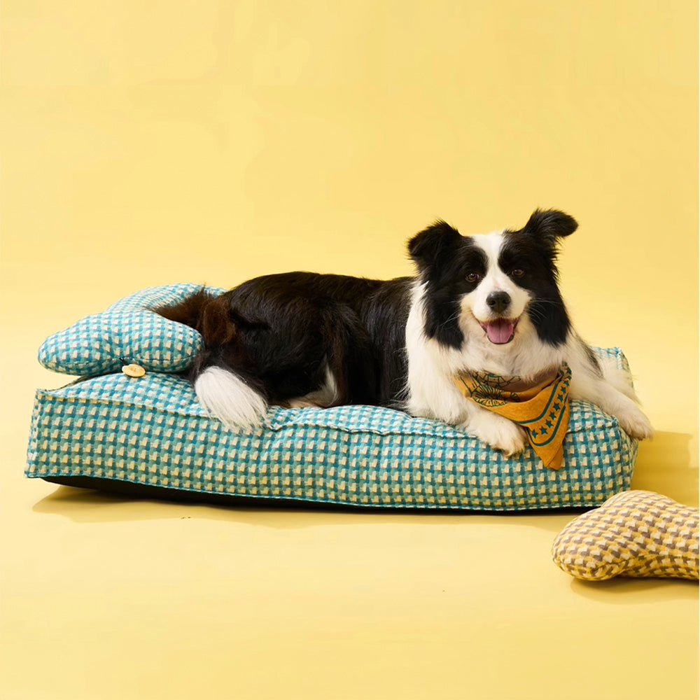 Lit pour chien apaisant en forme de gaufre Sweet Dreams