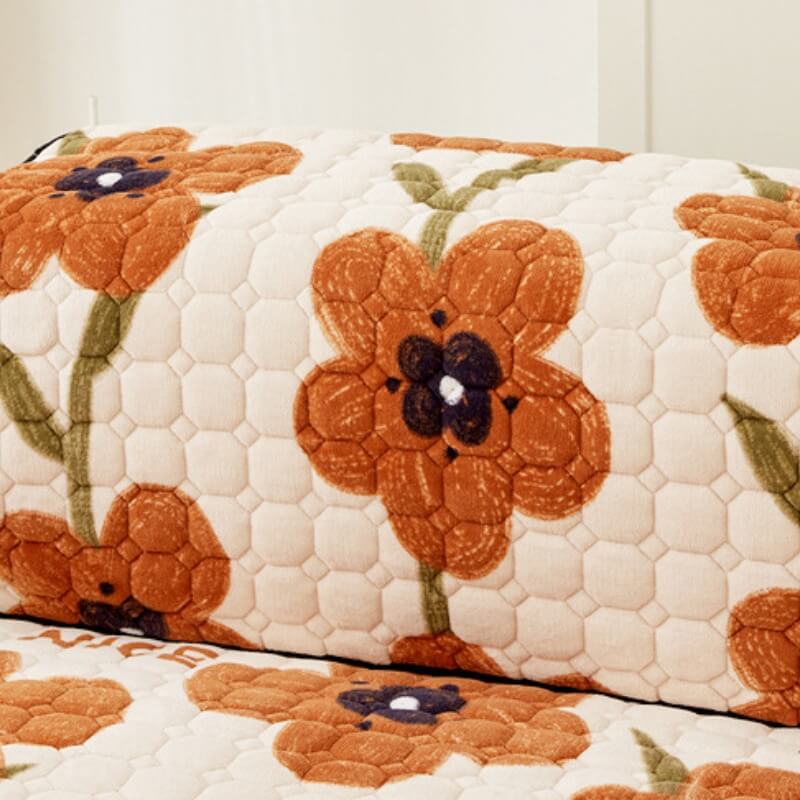 Housse de canapé à motif fleur d'Éden