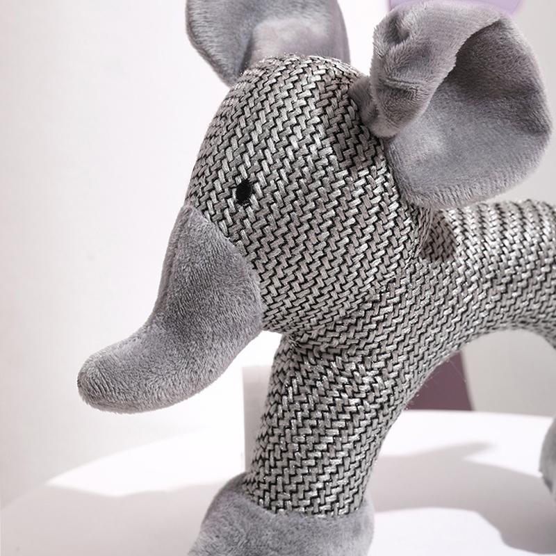 Jouets à mâcher animaux grinçants pour chien